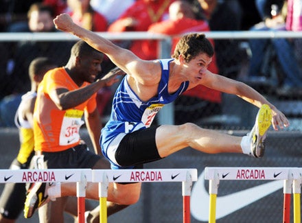Johnathan Cabral is aiming high this season - a state record in the 110s and to break 36 seconds in the 300s.