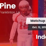 Football Game Recap: Independence vs. Pine