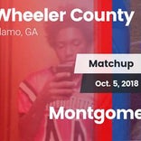 Football Game Recap: Wheeler County vs. Montgomery County