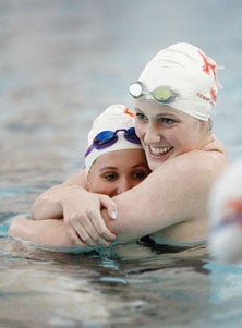 Missy Franklin completely embraced
her role as a leader at Regis Jesuit. 