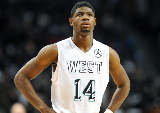 Malik Newman at the Jordan Brand Classic in 2015.