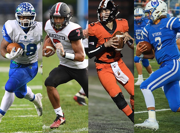 Winton Woods running back Miyan Williams, Manchester running back Ethan Wright, Massillon quarterback Aidan Longwell and Wyoming quarterback Evan Prater all rank among Ohio's top players. 