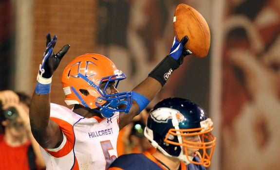 Dorial Green-Beckham has narrowed his choices to Arkansas, Missouri, Oklahoma and Texas. Which school he will choose is a matter of intense debate.