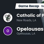 Football Game Recap: Opelousas Catholic vs. Catholic of Pointe C