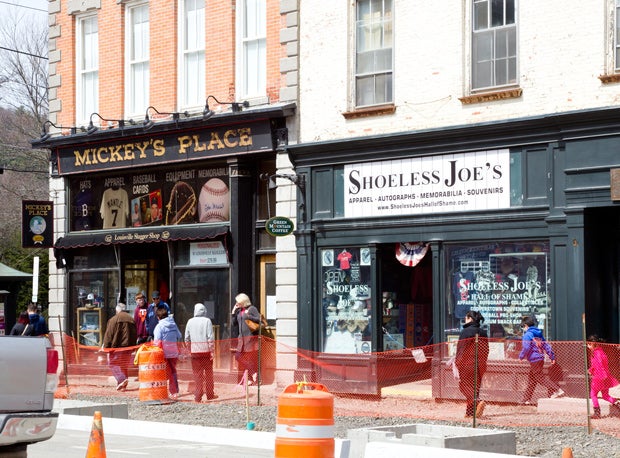 Mickey's Place and Shoeless Joe's, two businesses in Cooperstown.