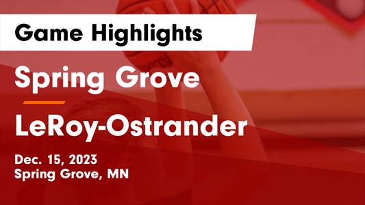 Spring Grove vs. Wabasha-Kellogg