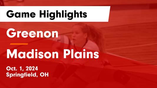 Volleyball Recap: Greenon Takes a Loss