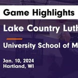 Basketball Game Recap: University School of Milwaukee Wildcats vs. Living Word Lutheran Timberwolves