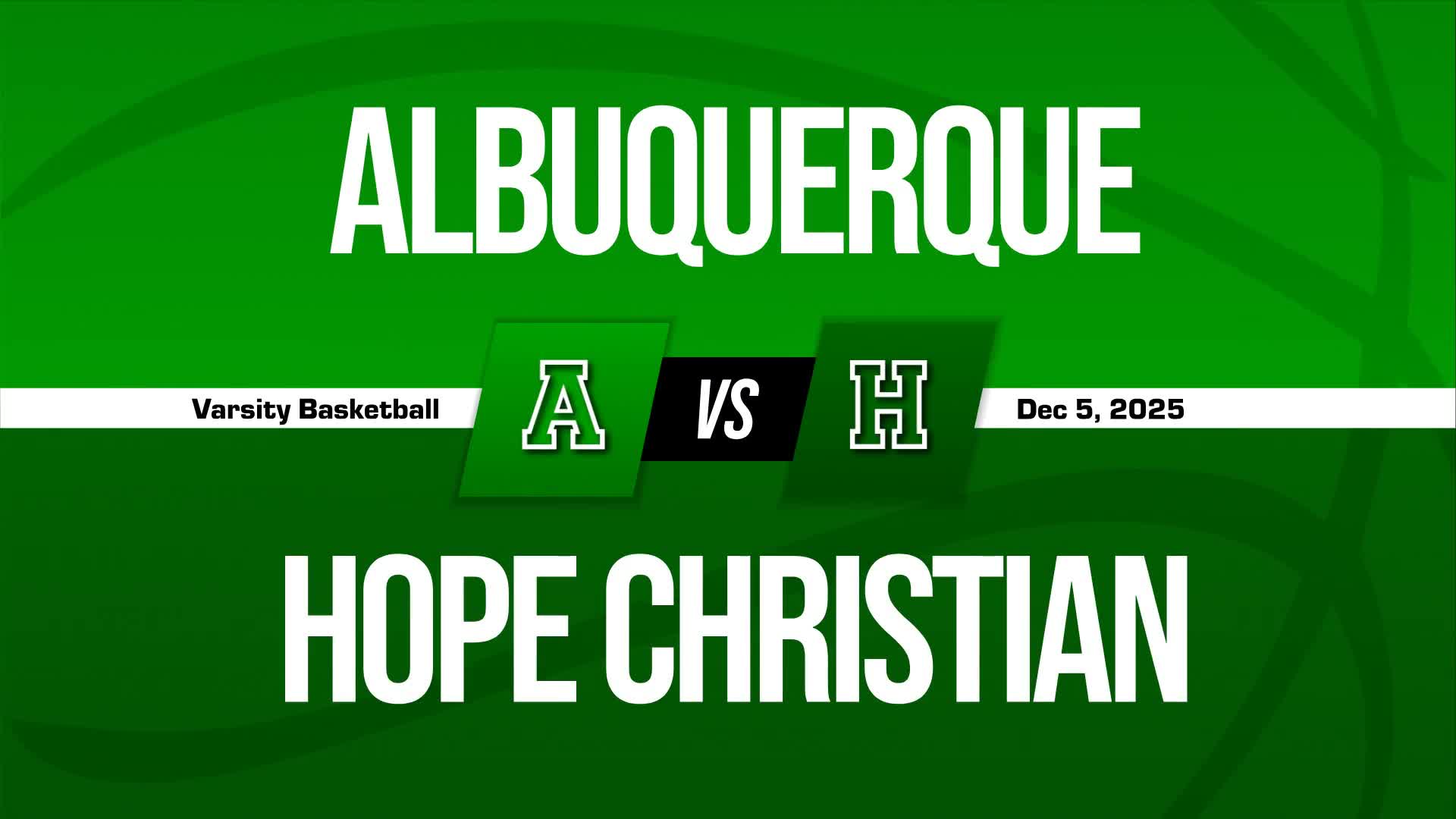 Basketball Recap: Hope Christian Comes Up Short