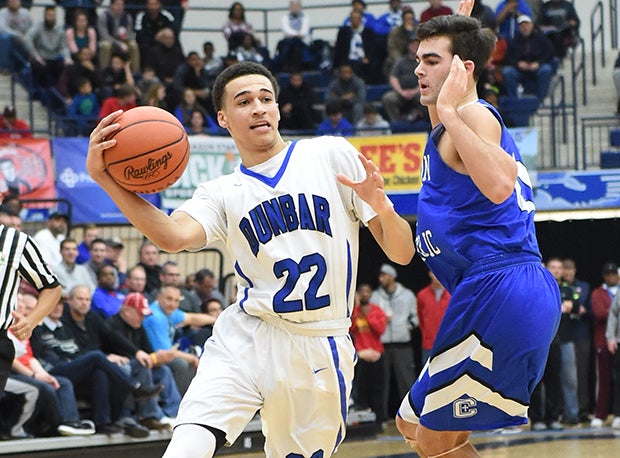 Dunbar's Caleb Mcconnell was among last week's state leaders in points and steals. 