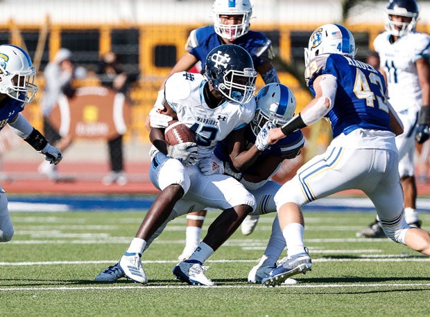 Serra's defense had Valley Christian bottled up all game, allowing just 137 yards while shutting out the Warriors for the first time in school history.