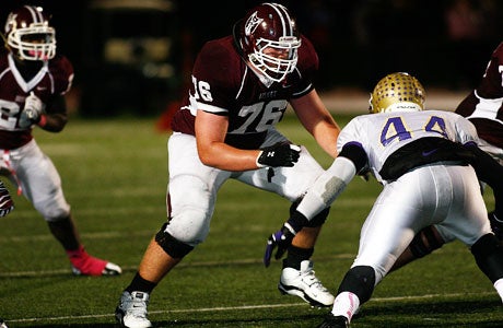 DeSmet Jesuit's Andy Bauer is one of the top offensive linemen in Missouri.