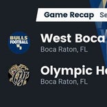 Football Game Preview: West Boca Raton vs. Olympic Heights