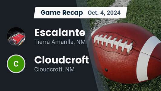 Football Recap: Cloudcroft Falls Short Against Ranked Menaul