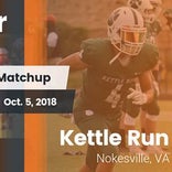 Football Game Recap: Fauquier vs. Kettle Run