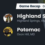 Football Game Recap: Potomac Wolverines vs. Thomas Stone Cougars