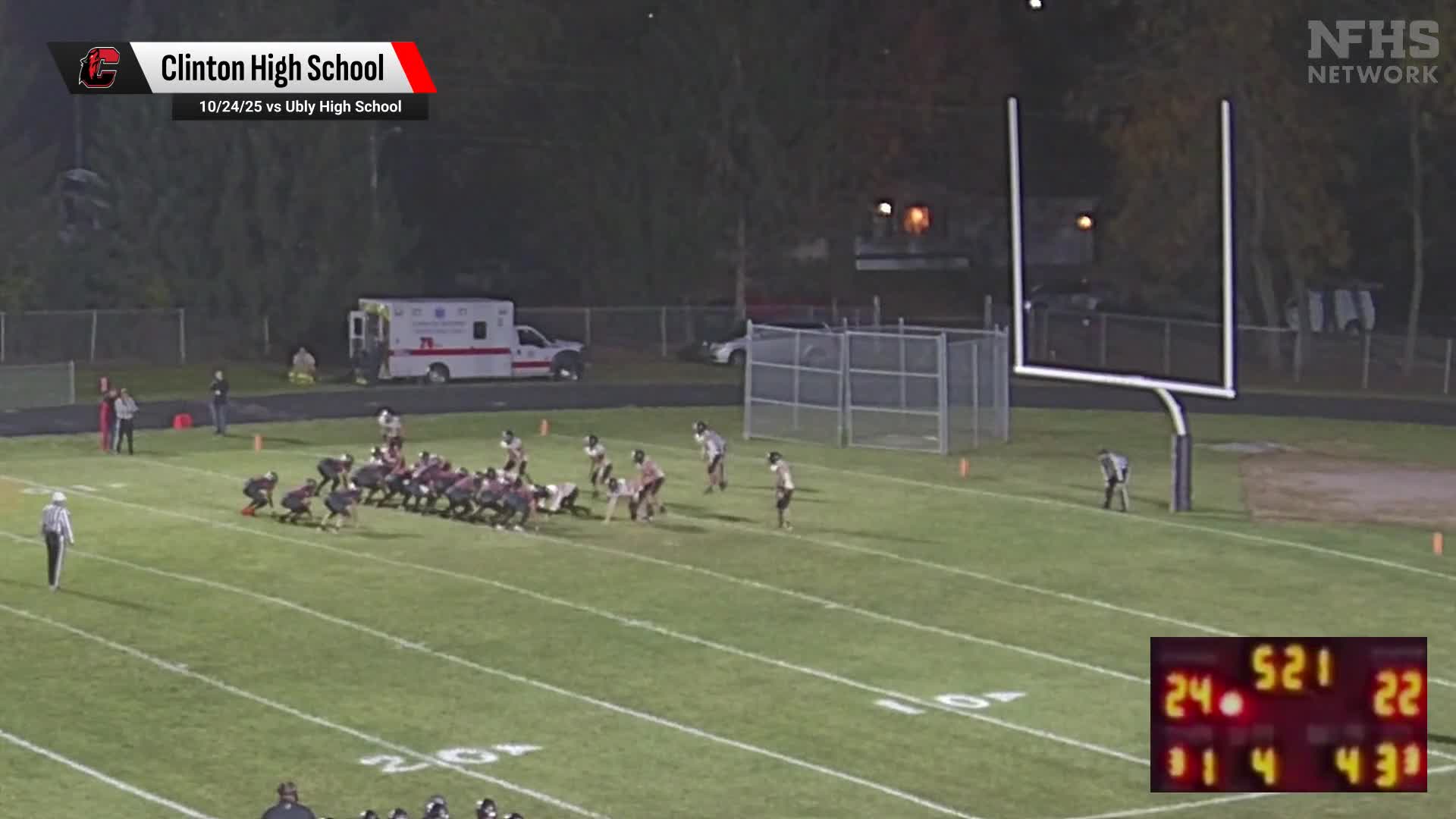 Football Recap: Clinton Takes Down Whiteford in a Playoff Battle + How To Watch