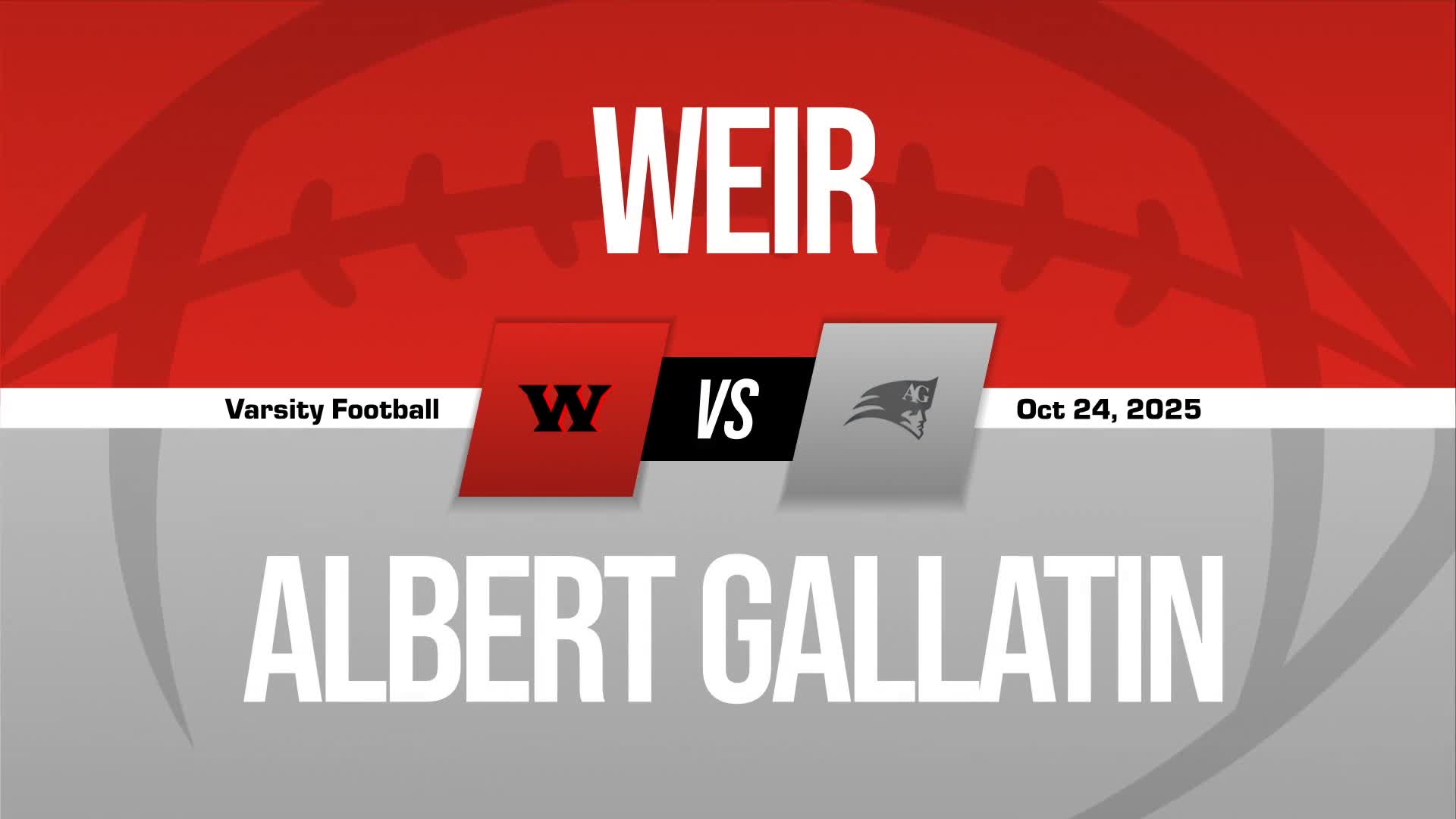 Football Game Preview: Weir Red Riders vs. Brooke Bruins