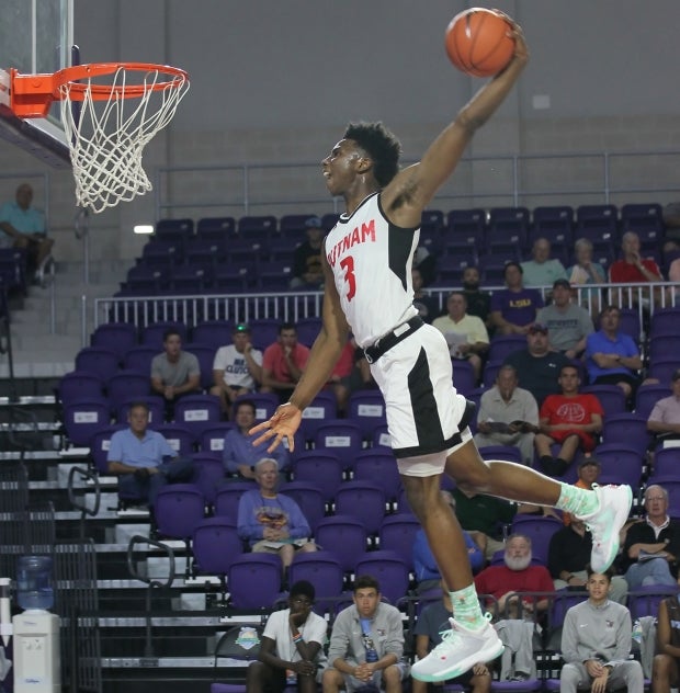 Hamidou Diallo rises for a dunk last December at the City of Palms Classic.