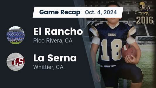 Football Recap: El Rancho Skates Past California with Ease