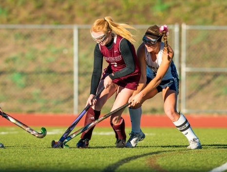 Palmer Ridge senior Ashley Walker, right, will lead the Bears into the state field hockey quarterfinals against Cherry Creek today. Palmer Ridge beat Cherry Creek 1-0 just five days ago in the regular-season finale.