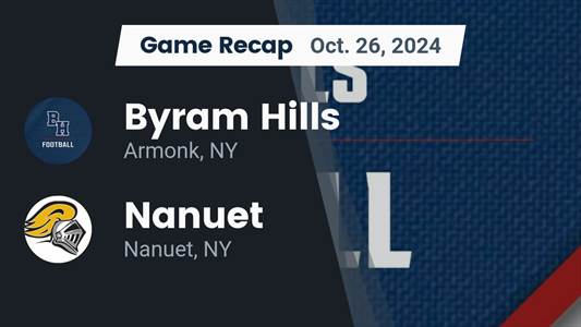 Football Recap: Byram Hills Falls Short of Pleasantville in the Playoffs