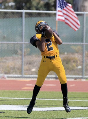 Del Oro junior receiver Trey Udoffia had nine
receiving touchdowns last year.