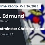 Football Game Recap: Westminster Academy Crusaders vs. Catholic of Pointe Coupee Hornets