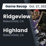 Ridgeview vs. Highland