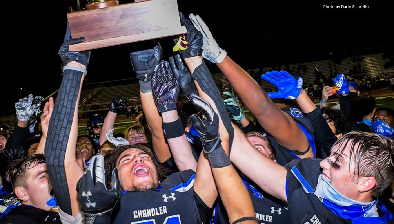 High school football rankings: Chandler remains No. 5 in MaxPreps Top 25 after capturing fifth straight Arizona championship
