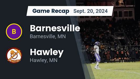 Football Recap: Hawley's Win Ends Three-Game Losing Streak on th