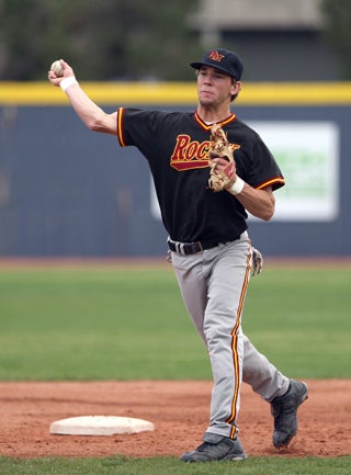 Bryan Peters of Rocky Mountain finished his prep
career with a 21-0 pitching record.