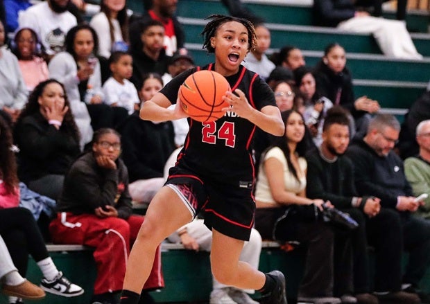 Chasity Rice has helped Etiwanda to a 26-2 record and No. 4 ranking in the MaxPreps Top 25. The Eagles will have to duke it out with four other nationally-ranked teams in California's Southern Section playoffs. (PHOTO: Sam Stringer)