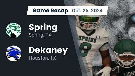 Football Game Preview: Spring Lions vs. Nimitz Cougars