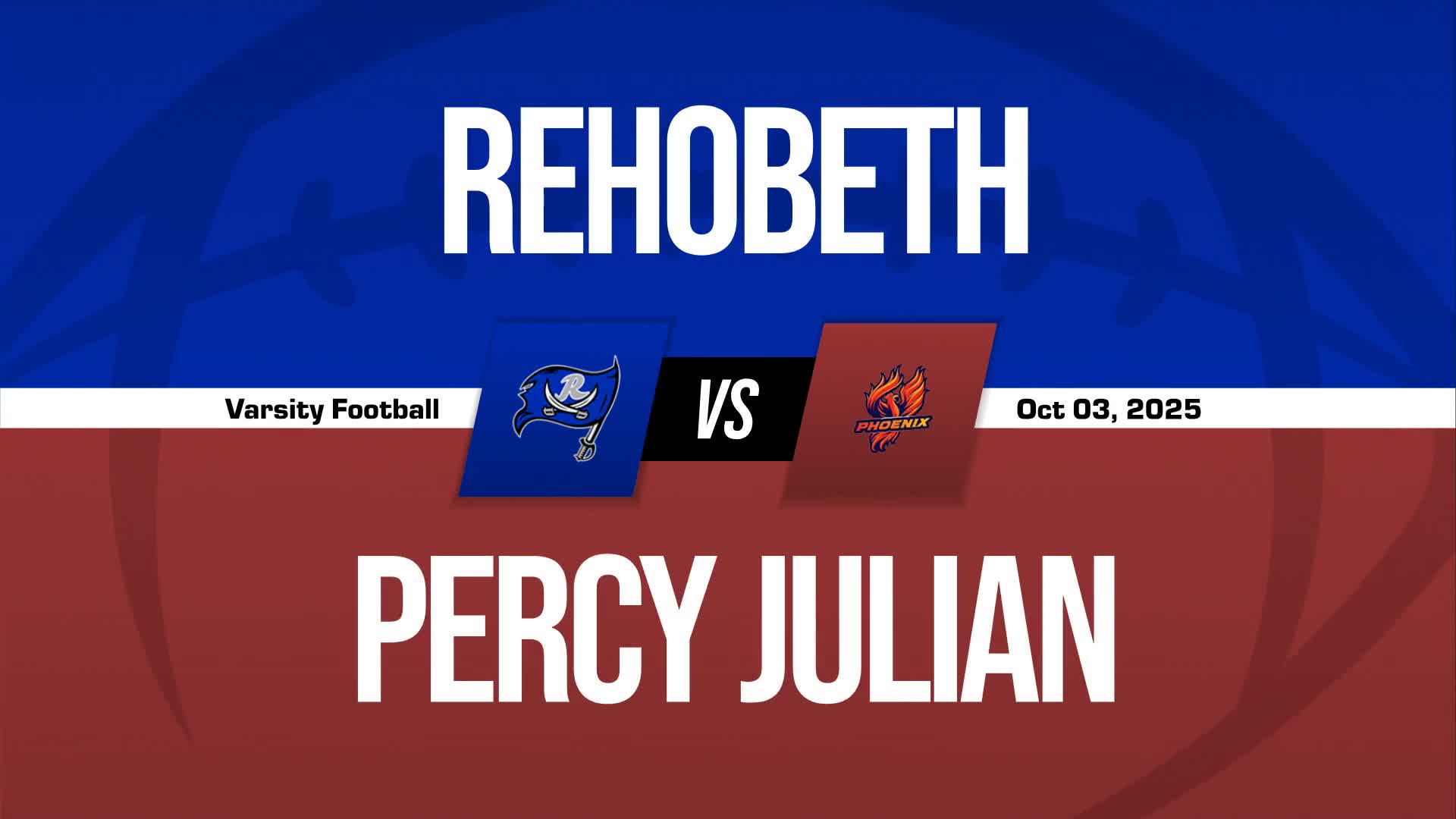 Football Recap: Percy Julian Piles Up the Points Against Rehobeth + How To Watch