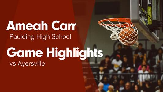 Ameah Carr Game Report: vs Bryan