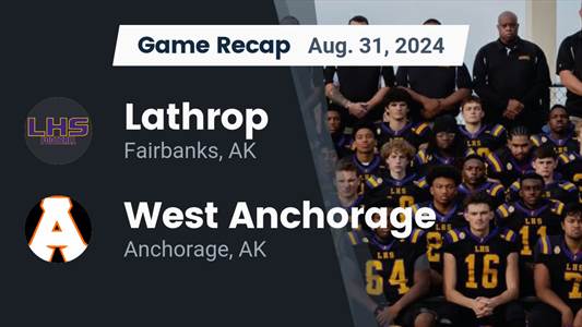 Football Game Preview: West Anchorage Heads Out