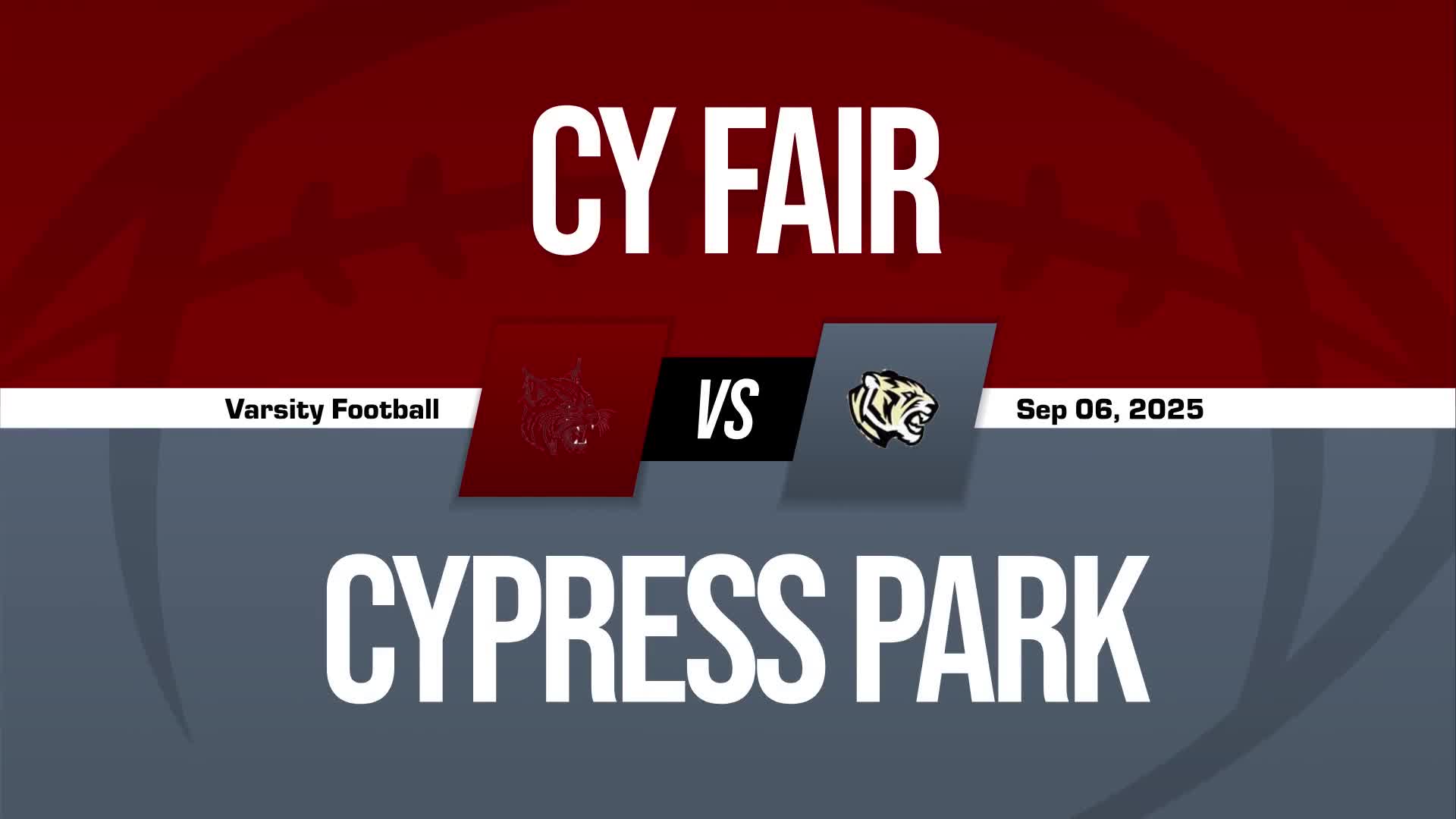 Football Recap: Cy-Fair Takes Loss Despite Strong  Performances from  Chase Sanders and  Sean Riegler + How To Watch