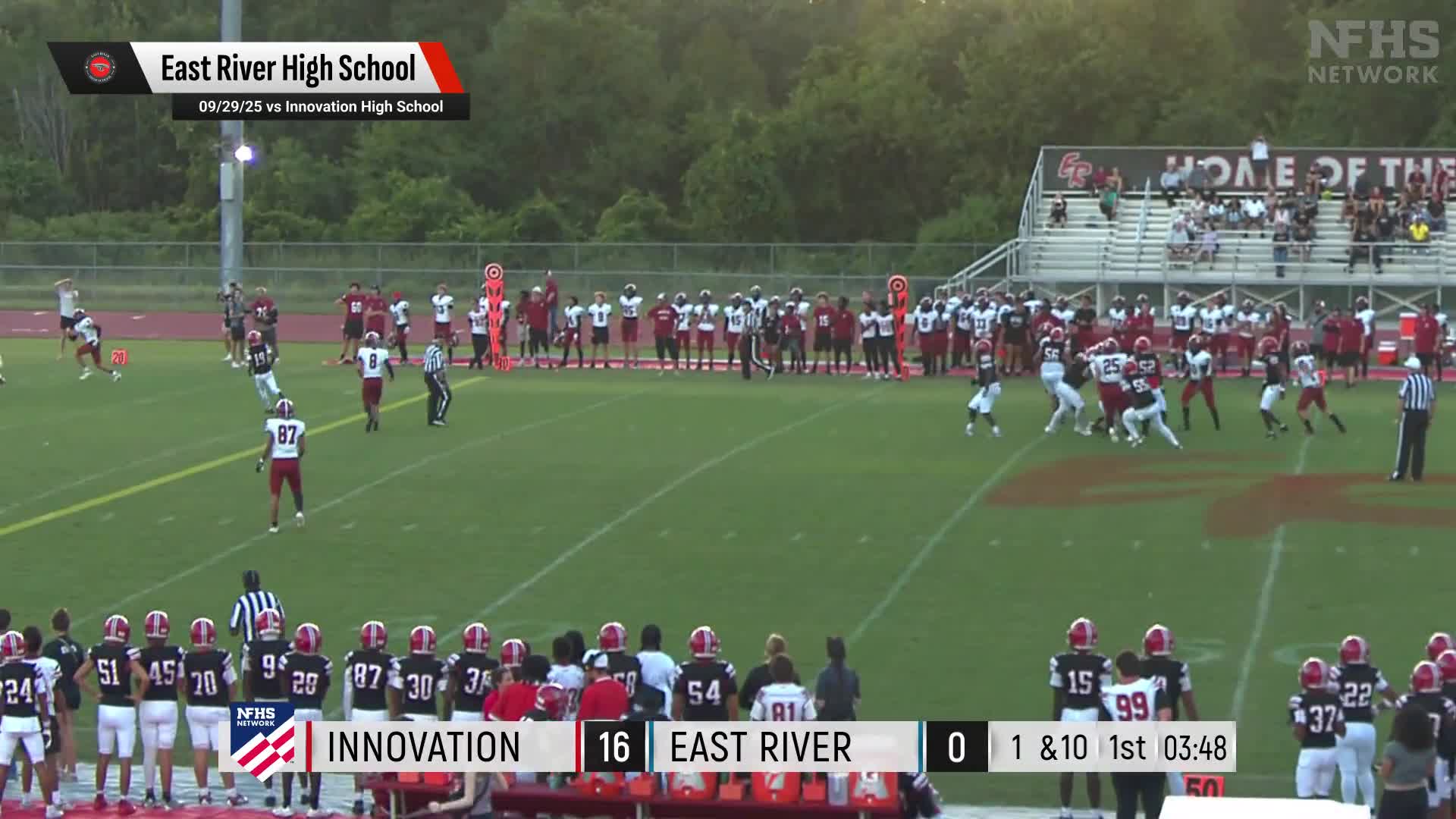 Football Recap: East River Snaps Seven-Game Streak of Losses at Home
