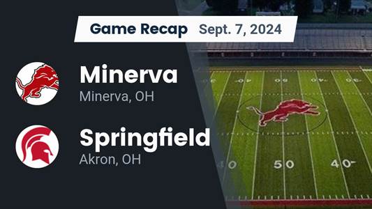 Football Recap: Minerva Takes a Loss