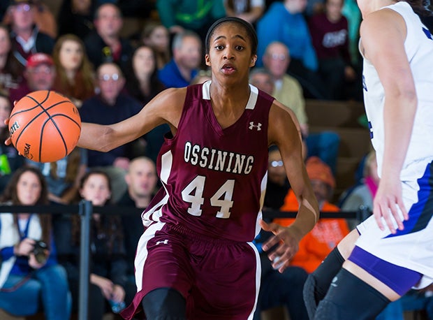 Ossing (N.Y.) junior Aubrey Griffin scored 46 points in a game against Our Lady of Lourdes (Poughkeepsie, N.Y.). 