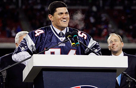 Former Roseville football standout Tedy Bruschi can add the College Football Hall of Fame to his list of achievements.