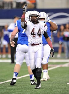 Somari Wright leads Cameron Yoe.