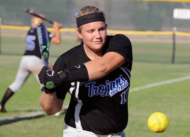 Hailey Heeringa of Valley Christian (Chandler, Ariz.) hit seven home runs in five games while driving in 30 runs and scoring 17 times to top the West Region.