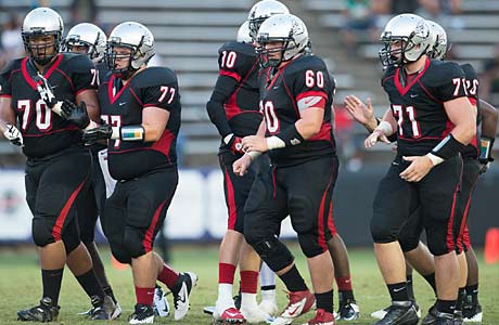 Butler handily defeated Charlotte-area rival Independence on Friday in front of an audience that included Panthers quarterback Cam Newton.