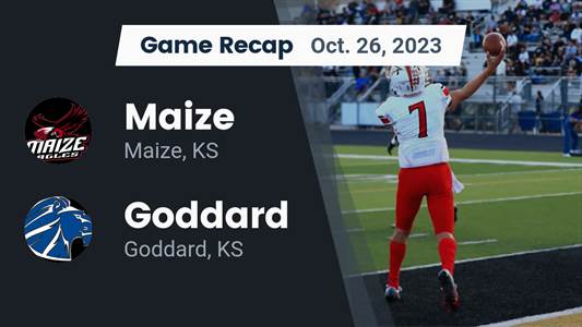 Football Game Recap: Goddard Lions vs. Maize Eagles