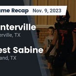 Football Game Recap: West Sabine Tigers vs. Centerville Tigers