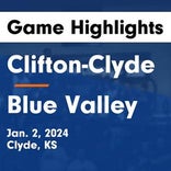 Clifton-Clyde piles up the points against Lakeside