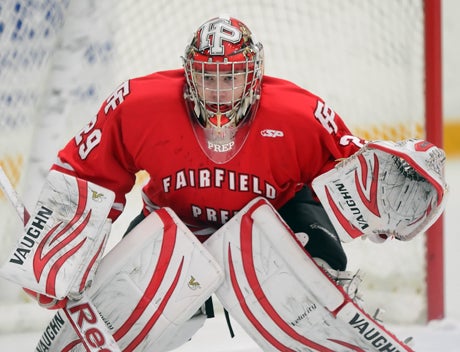 Goaltender Matt Beck was one of the key's to Fairfield Prep's 3-1 win over Notre Dame-West Haven last week. The Jesuits improved to 7-0.