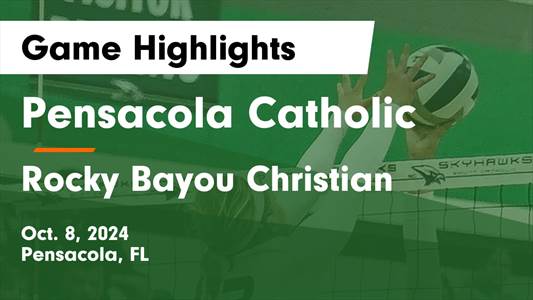 Volleyball Recap: Gracelyn Wienmayer and  Bella Lambert Secure Win for Pensacola Catholic